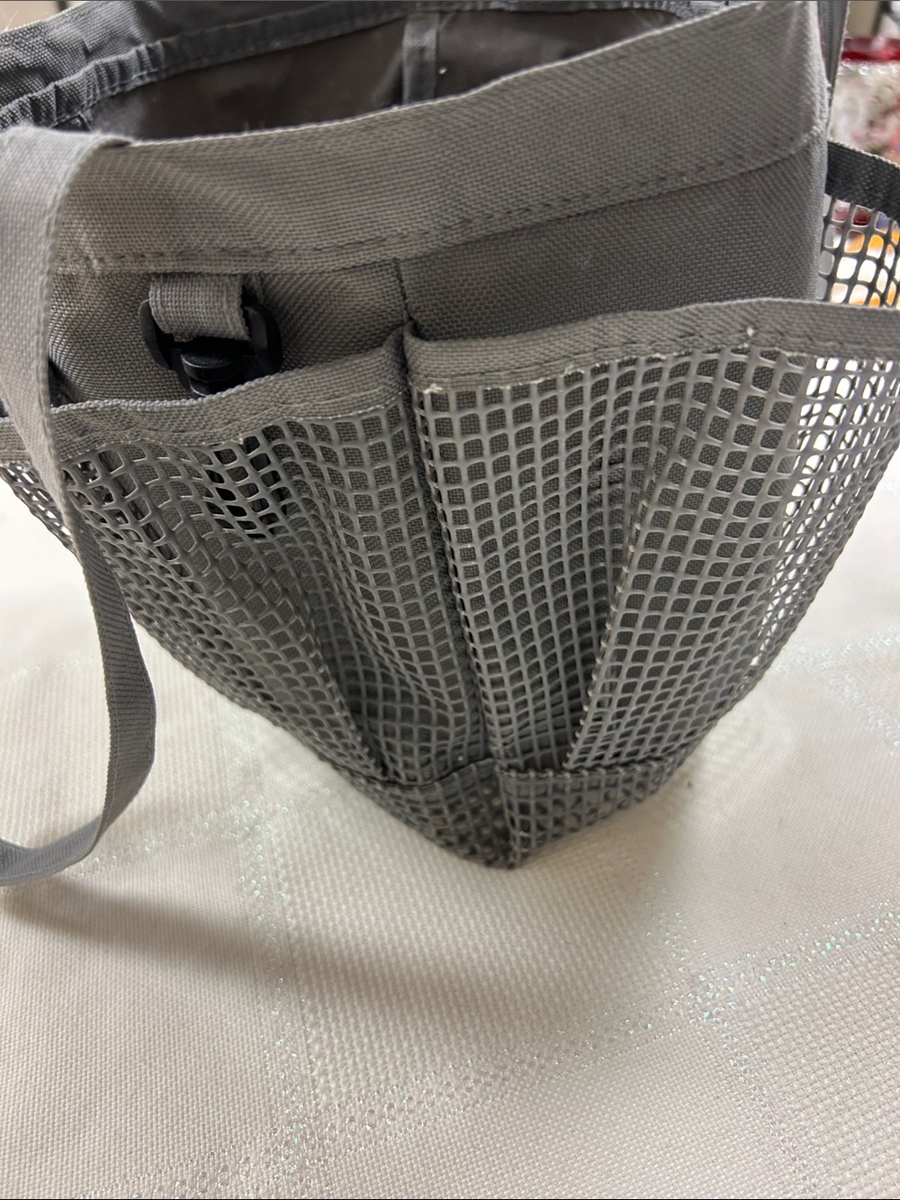 Gray Mesh shower Tote Bag - Women Bags image 5